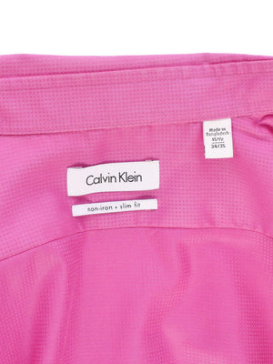 Calvin Klein Skjorte - M / Lilla / Mand - SassyLAB Secondhand