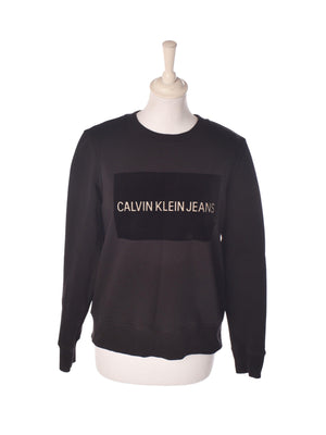 Calvin Klein Sweatshirt - S / Sort / Kvinde - SassyLAB Secondhand