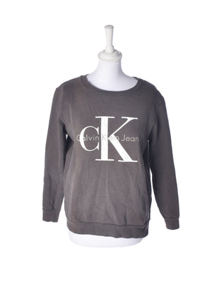 Calvin Klein Sweatshirt - XS / Grå / Kvinde - SassyLAB Secondhand