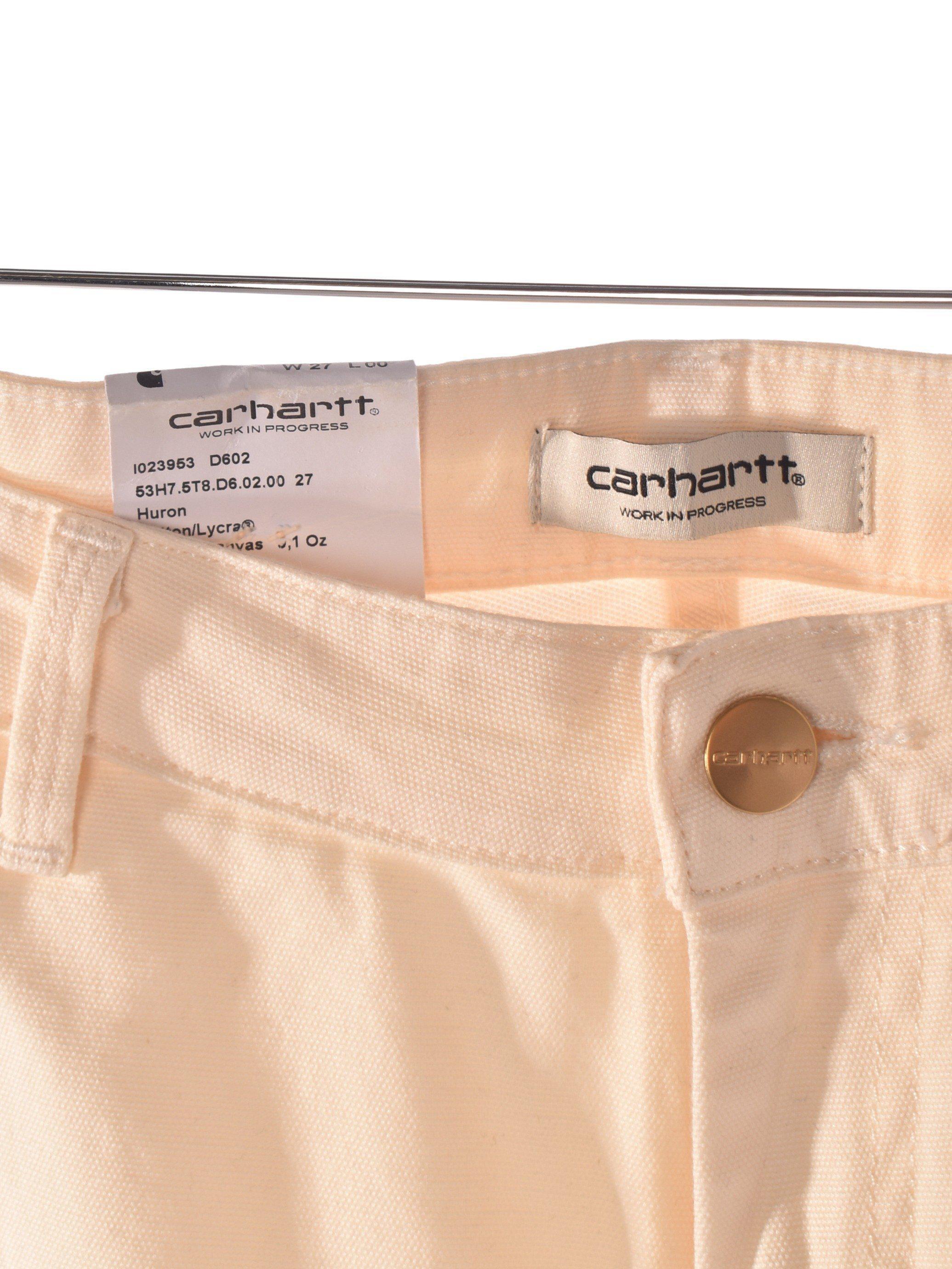 Carhartt Jeans - W27 / Hvid / Kvinde - SassyLAB Secondhand