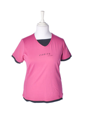 Carite Sport Træningstrøje - 44 / Pink / Kvinde - SassyLAB Secondhand