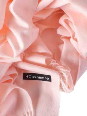 Cashmere Tørklæde - One Size / Rosa / Kvinde - SassyLAB Secondhand
