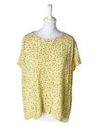 Cassiopeia Bluse - 46/48 / Gul / Kvinde - SassyLAB Secondhand