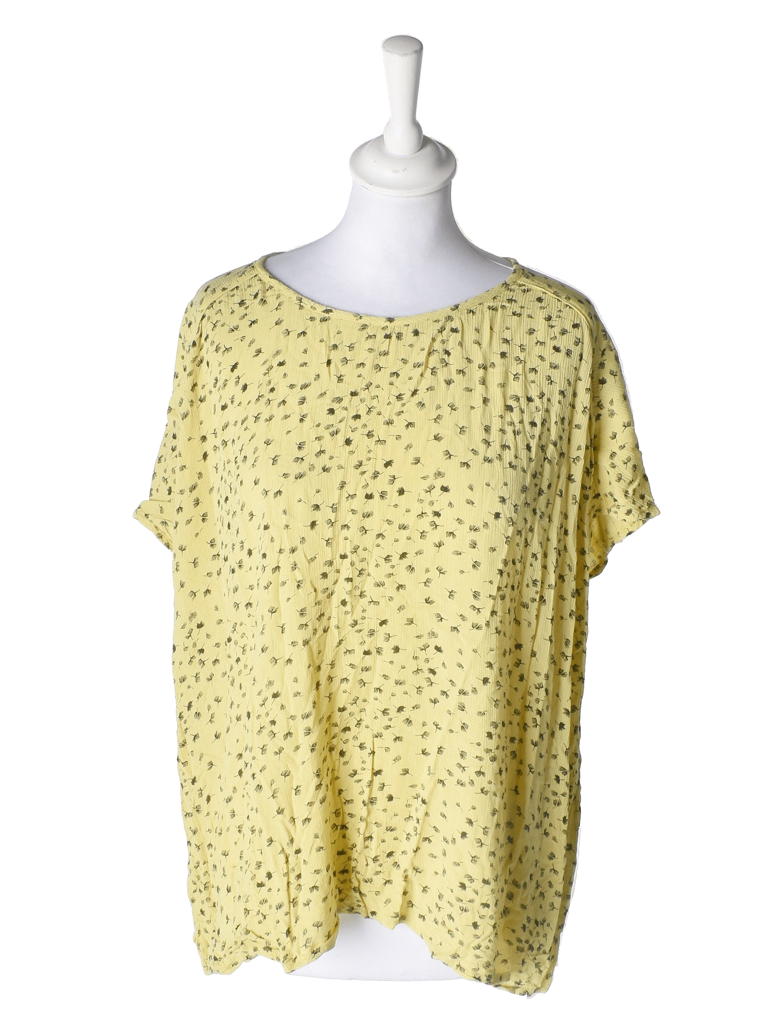 Cassiopeia Bluse - 46/48 / Gul / Kvinde - SassyLAB Secondhand