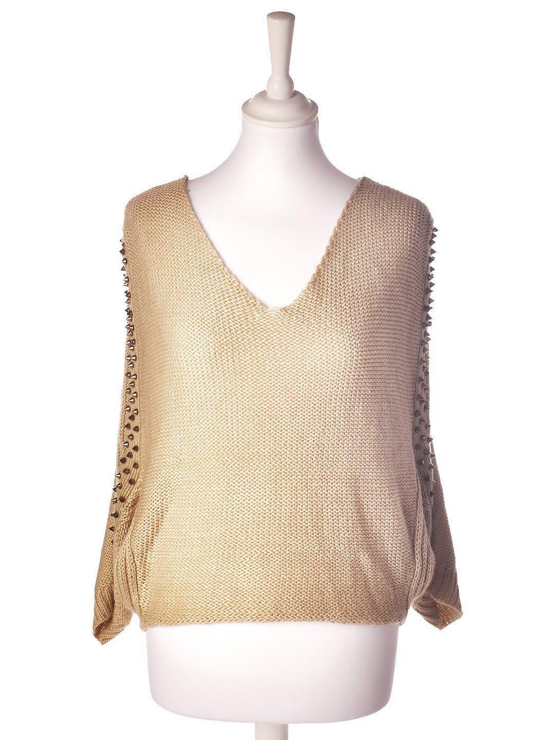 Club L Strik - M / Beige / Kvinde - SassyLAB Secondhand