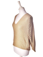 Club L Strik - M / Beige / Kvinde - SassyLAB Secondhand