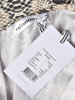 Co'Couture Bodystocking - XS / Dyreprint / Kvinde - SassyLAB Secondhand