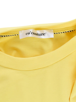 Co' Couture Sweatshirt - S / Gul / Kvinde - SassyLAB Secondhand