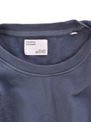 Colorful Standard Sweatshirt - XXL / Blå / Mand - SassyLAB Secondhand