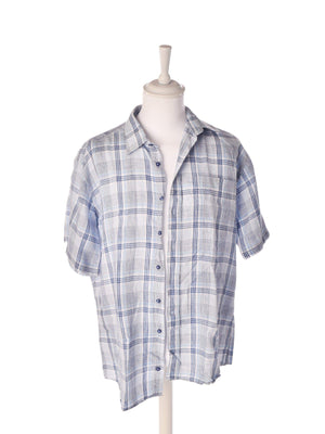 Coney Island Skjorte - XL / Blå / Mand - SassyLAB Secondhand