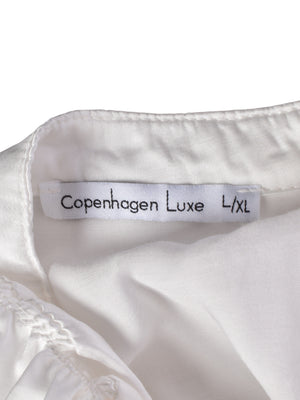 Copenhagen Luxe Bluse - L/XL / Hvid / Kvinde - SassyLAB Secondhand