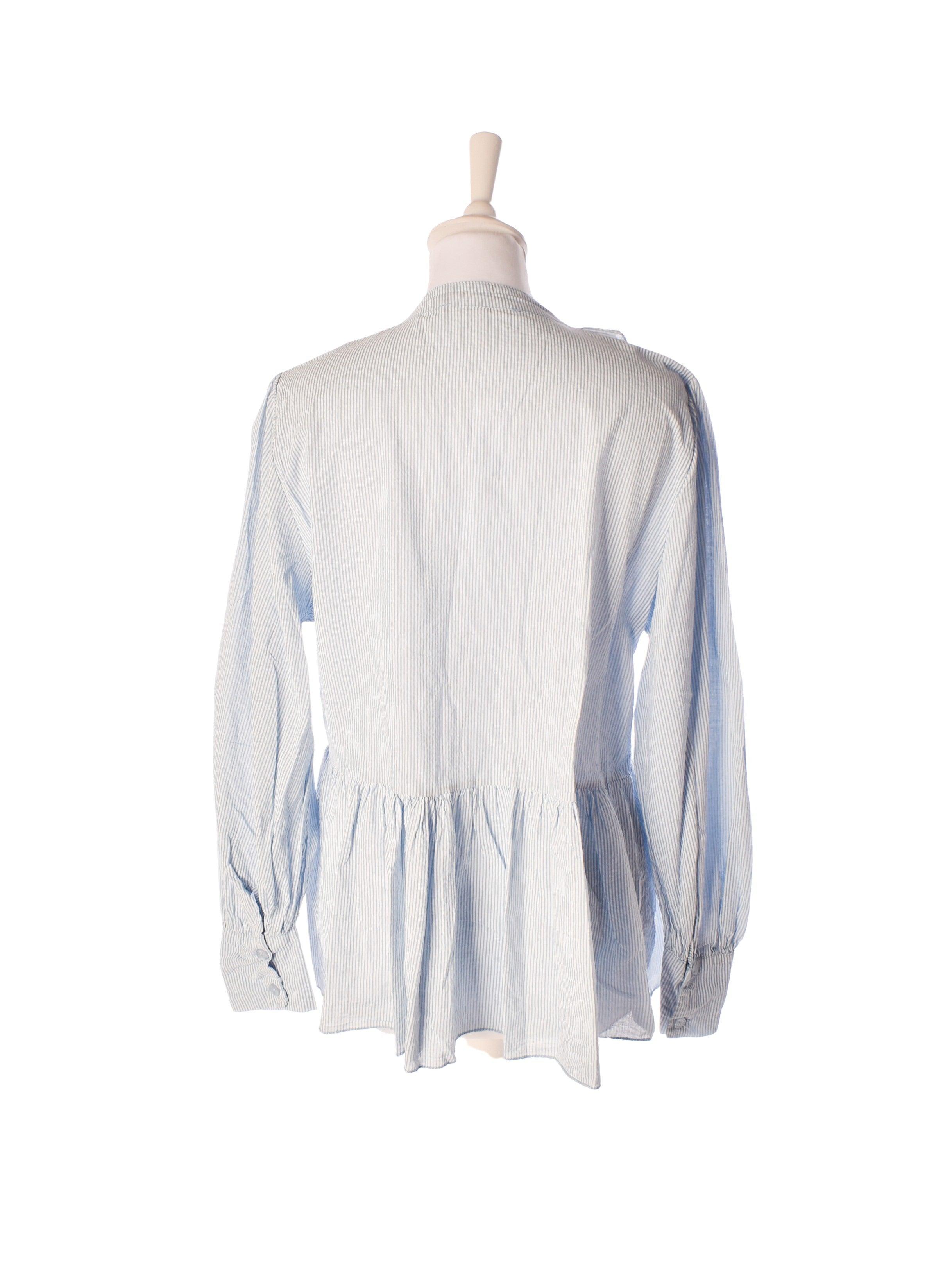 Copenhagen Luxe Bluse - S/M / Blå / Kvinde - SassyLAB Secondhand