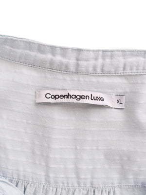 Copenhagen Luxe Skjorte - XL / Blå / Kvinde - SassyLAB Secondhand
