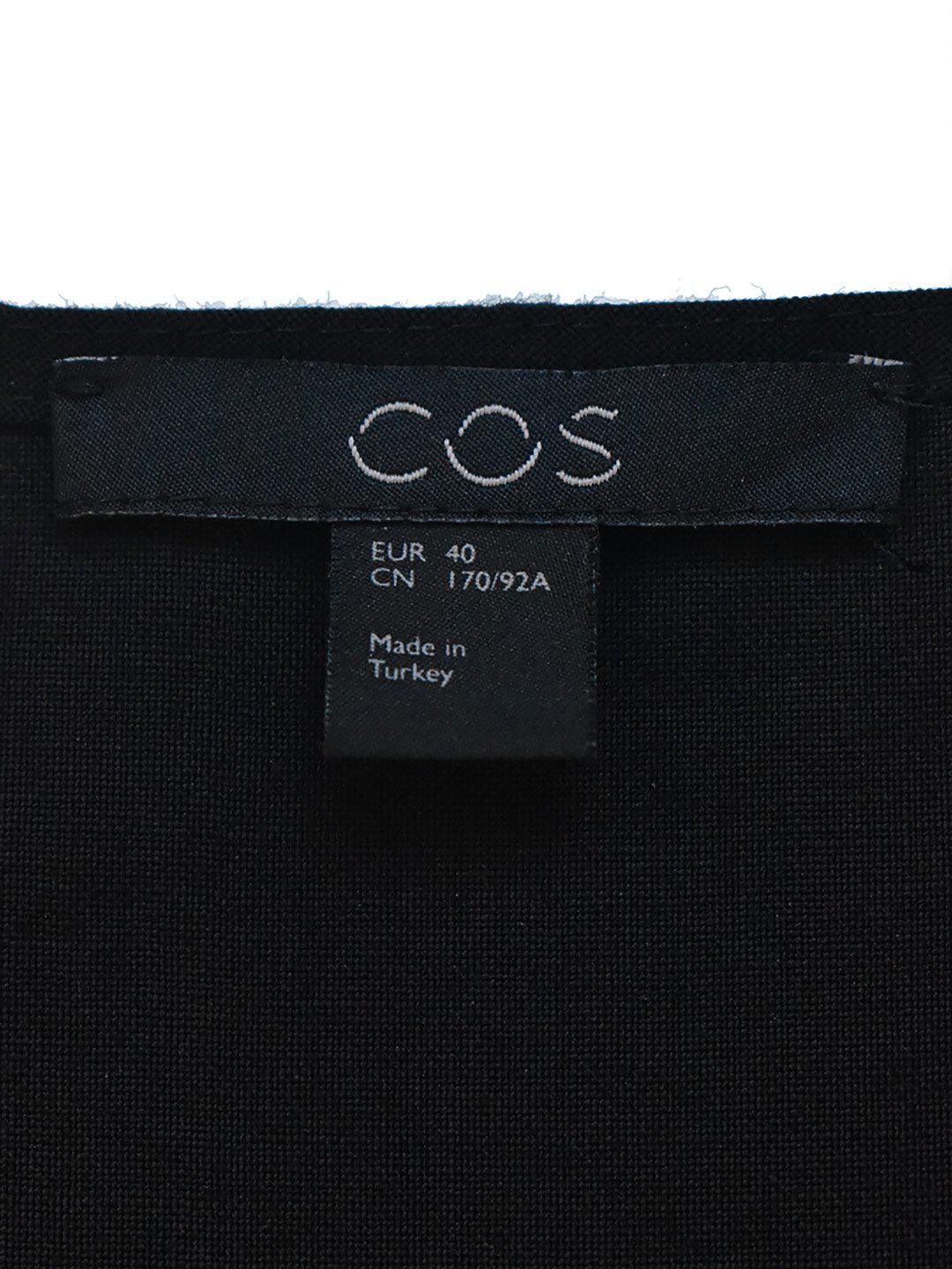 COS Bluse - 40 / Sort / Kvinde - SassyLAB Secondhand