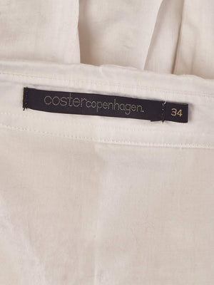 Coster Copenhagen Skjorte - 34 / Hvid / Kvinde - SassyLAB Secondhand