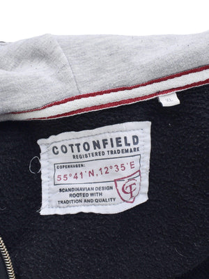 Cottonfield Hoodie - XL / Sort / Mand - SassyLAB Secondhand