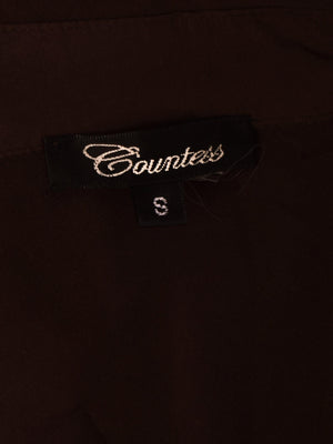 Countess Skjorte - S / Brun / Kvinde - SassyLAB Secondhand