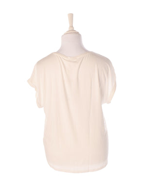 Cream T-Shirt - XXL / Hvid / Kvinde - SassyLAB Secondhand