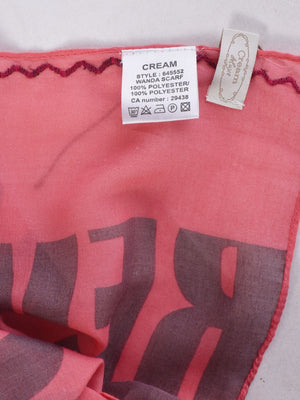 Cream Tørklæde - One Size / Pink / Kvinde - SassyLAB Secondhand