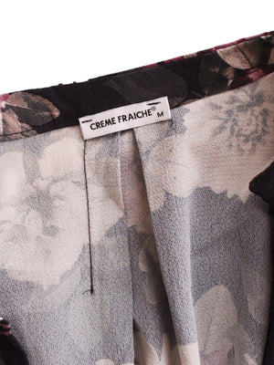 Creme Fraiche Skjorte - XL / Blomstret / Kvinde - SassyLAB Secondhand