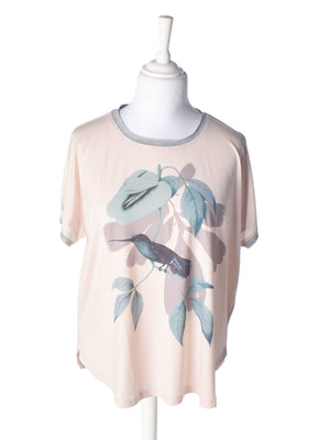 Culture T-Shirt - XXL / Rosa / Kvinde - SassyLAB Secondhand