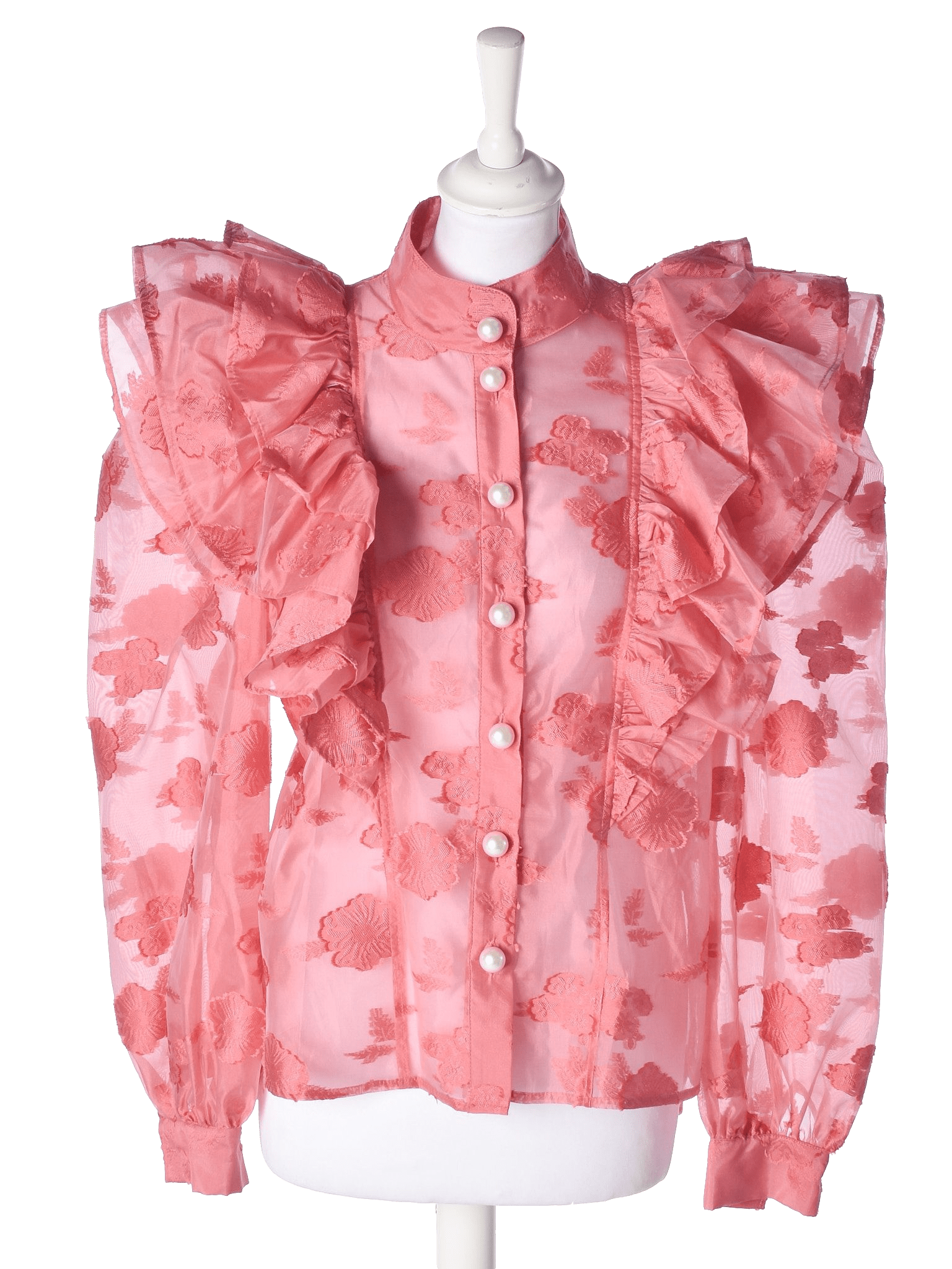 Custommade Bluse - S / Pink / Kvinde - SassyLAB Secondhand