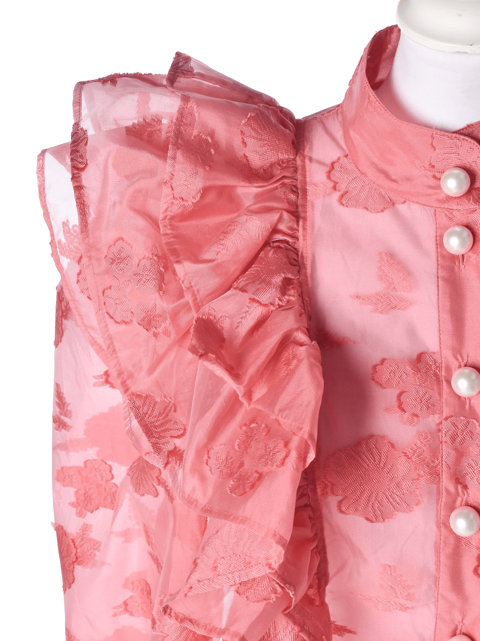 Custommade Bluse - S / Pink / Kvinde - SassyLAB Secondhand