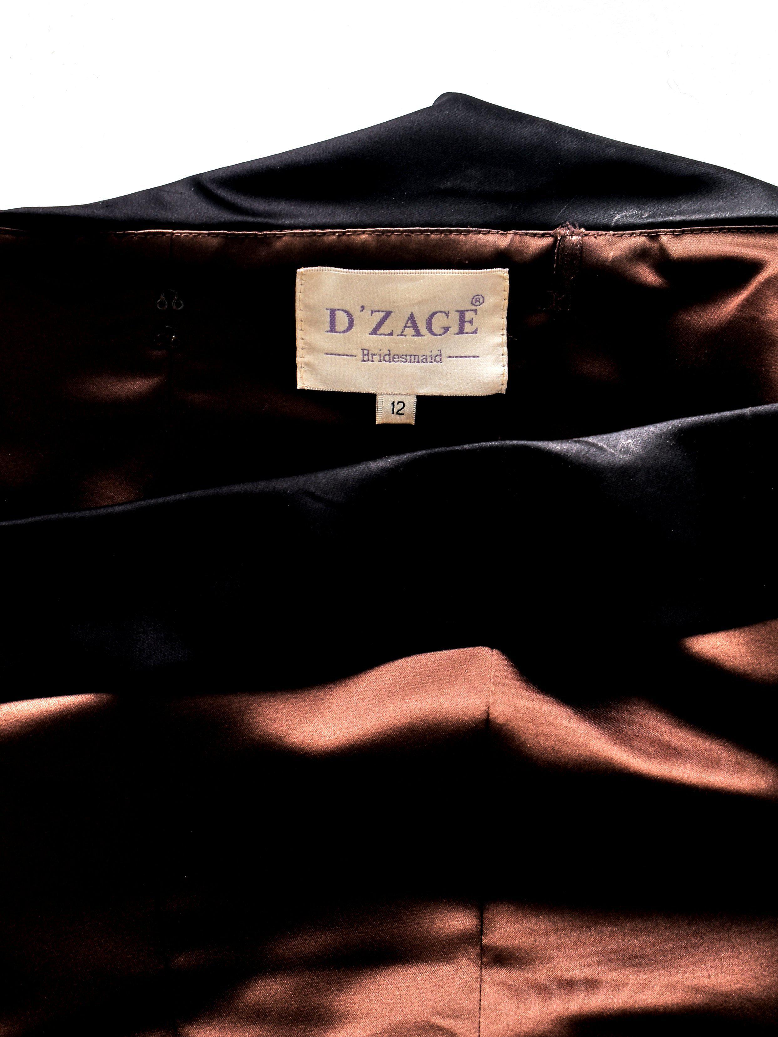 D'ZAGE Kjole - L / Brun / Kvinde - SassyLAB Secondhand