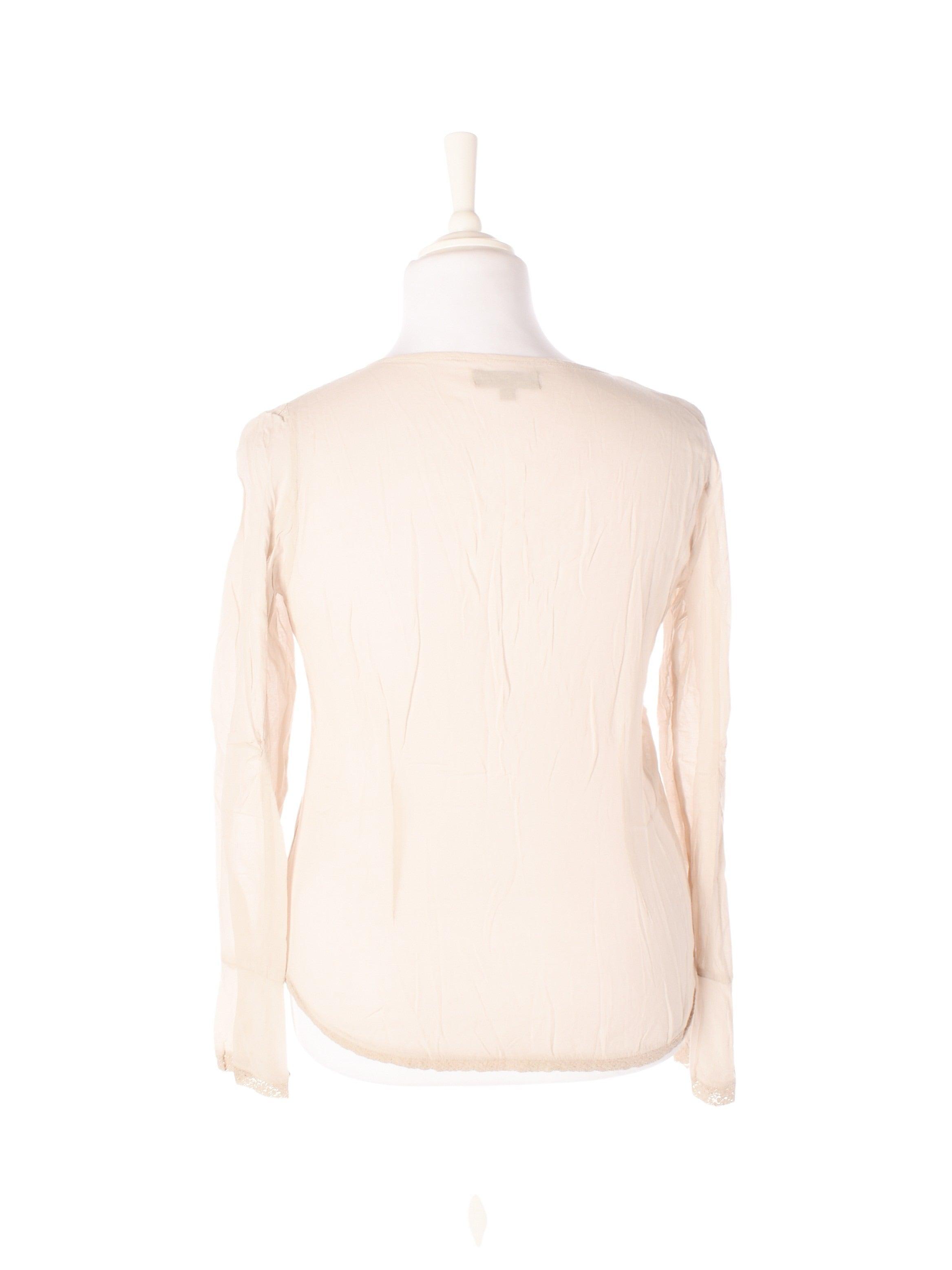 DAY Birger et Mikkelsen Bluse - 42 / Beige / Kvinde - SassyLAB Secondhand