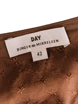 DAY Birger et Mikkelsen Vest - 42 / Brun / Kvinde - SassyLAB Secondhand