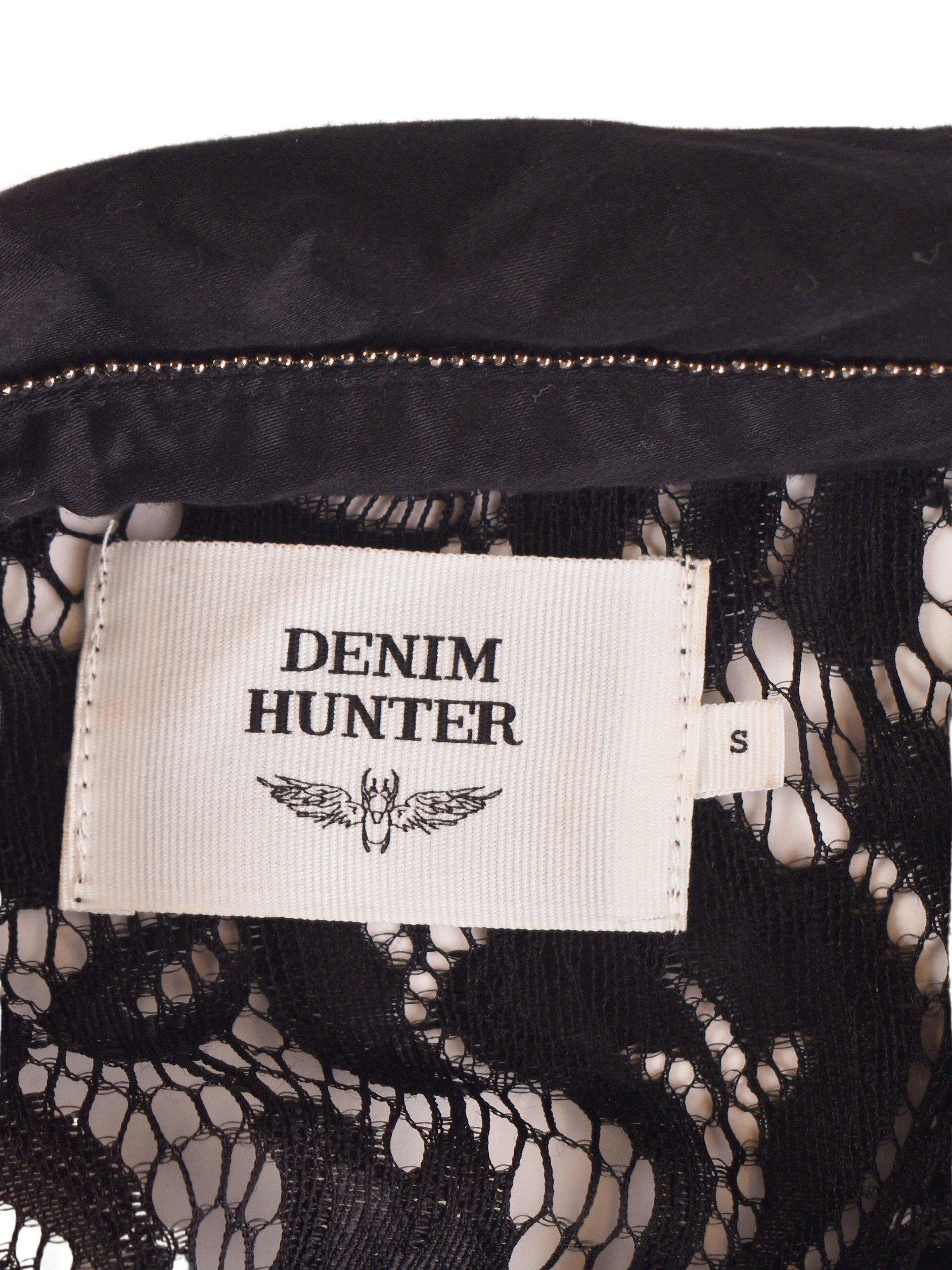 Denim Hunter Cardigan - S / Sort / Kvinde - SassyLAB Secondhand