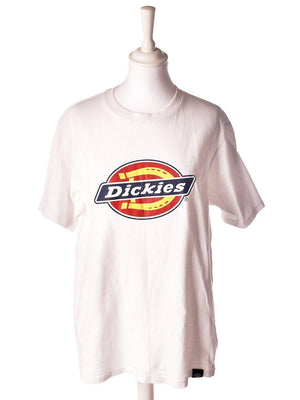 Dickies T-Shirt - L / Hvid / Kvinde - SassyLAB Secondhand
