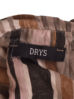 Drys skjorte - M / Brun / Kvinde - SassyLAB Secondhand