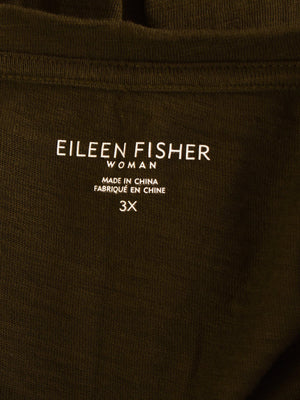 Eileen Fisher T-Shirt - XXXL / Army / Kvinde - SassyLAB Secondhand