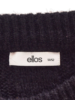 Ellos Sweater - XXL / Sort / Kvinde - SassyLAB Secondhand