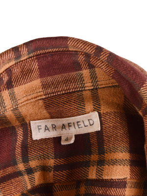 Far Afield Skjorte - L / Brun / Mand - SassyLAB Secondhand