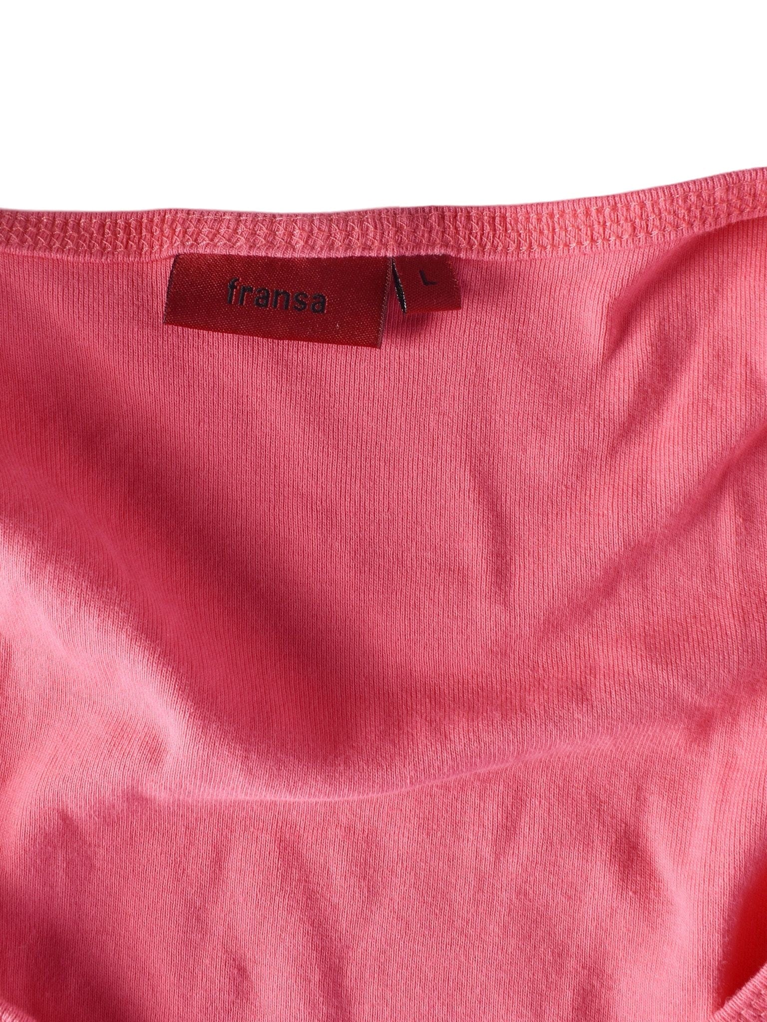 Fransa Top - L / Pink / Kvinde - SassyLAB Secondhand