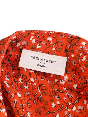 Freequent Skjorte - XL / Blomstret / Kvinde - SassyLAB Secondhand