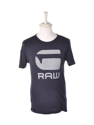 G-Star Raw T-Shirt - M / Blå / Mand - SassyLAB Secondhand
