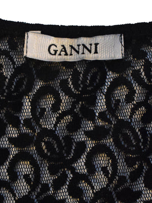 Ganni Bodystocking - S / Sort / Kvinde - SassyLAB Secondhand