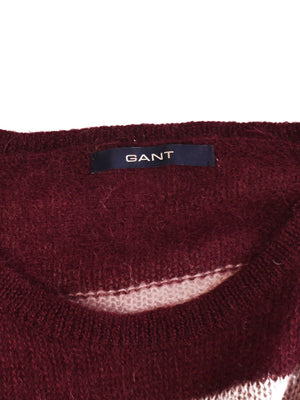 Gant Strik - M / Bordeaux / Kvinde - SassyLAB Secondhand