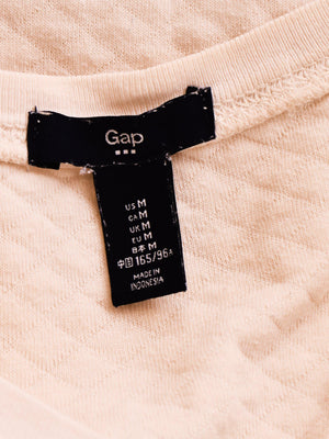 GAP Sweatshirt - M / Hvid / Kvinde - SassyLAB Secondhand