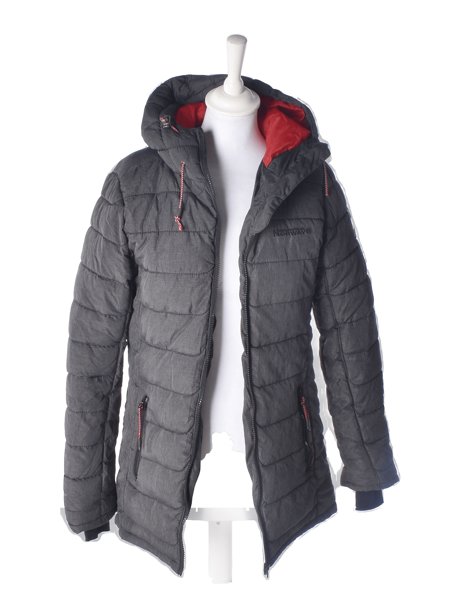 Geographical Norway Jakke - S / Grå / Kvinde - SassyLAB Secondhand