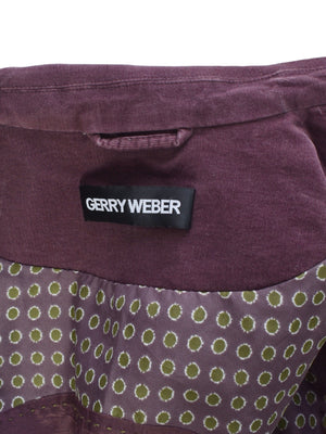 Gerry Weber Blazer - 36 / Bordeaux / Kvinde - SassyLAB Secondhand