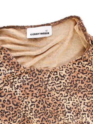 Gerry Weber T-Shirt - 42 / Dyreprint / Kvinde - SassyLAB Secondhand