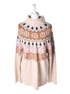 Gina tricot Sweater - M / Beige / Kvinde - SassyLAB Secondhand
