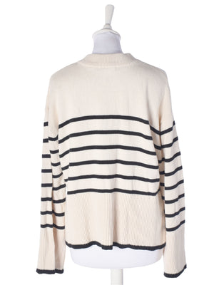 Gina Tricot Sweater - S / Beige / Kvinde - SassyLAB Secondhand