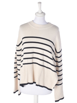 Gina Tricot Sweater - S / Beige / Kvinde - SassyLAB Secondhand