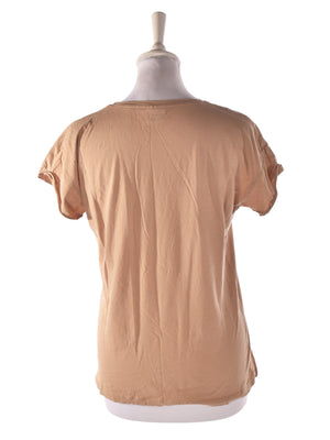 Gina Tricot T-Shirt - L / Nude / Kvinde - SassyLAB Secondhand