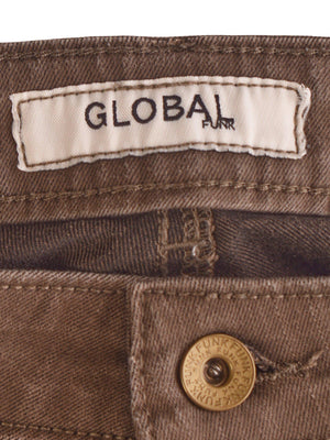 Global Funk Jeans - M / Brun / Kvinde - SassyLAB Secondhand